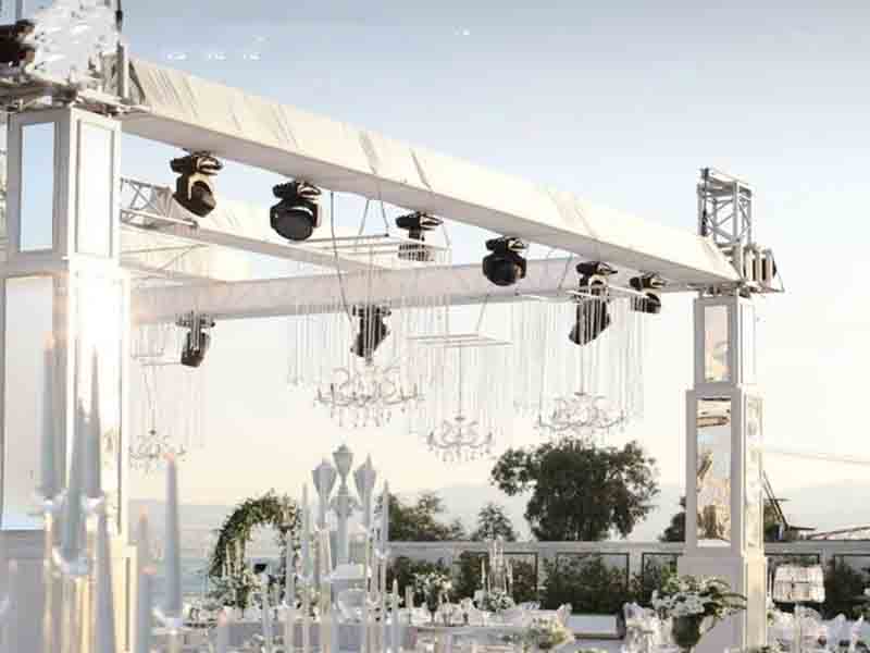 high-end wedding lighting truss high-end wedding lighting truss