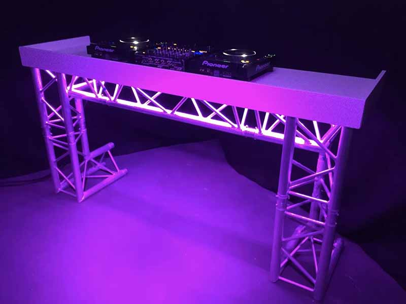 lightweight DJ truss table
