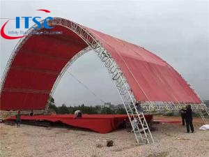  65 piedi struttura del sistema di capriate del tetto del tunnel in alluminio