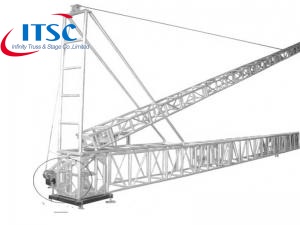 Sistema di montaggio della scala di sollevamento del supporto della torre del traliccio ITSC-A19