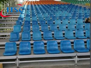 Grafica dei posti a sedere sulle gradinate dello stadio di football delle scuole superiori di 22x20 m