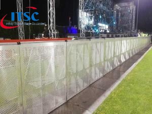 Vendita all'ingrosso del sistema di barriera da palco da 12 m per concerti
        