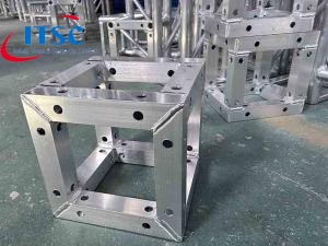 Blocco angolare per banner con traliccio quadrato con bullone quadrato da 300x300 mm