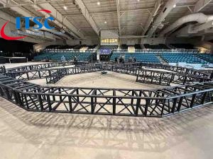 Scatola di illuminazione da palco 18x18 pollici Truss nero
