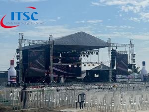 Travi in alluminio per palcoscenici da 12x10 m per concerti