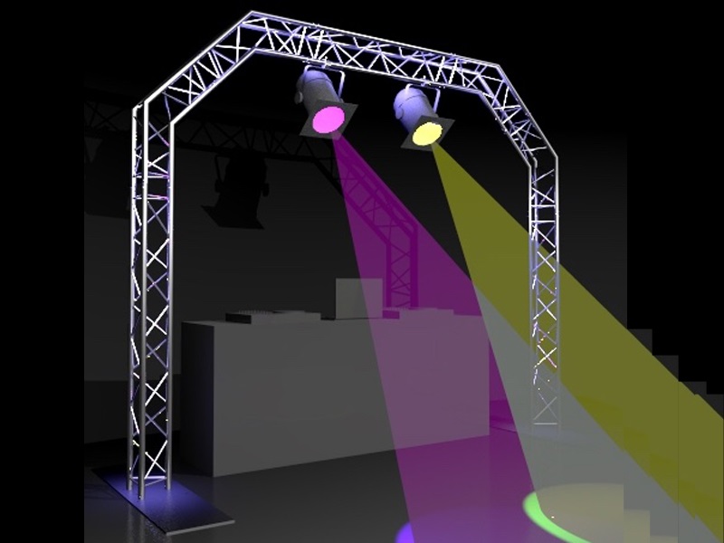 DJ Lighting Truss Goalpost Arco a portale largo 3M