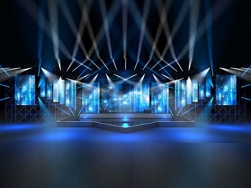 Come progettare lo sfondo della struttura del traliccio del palco del concerto?