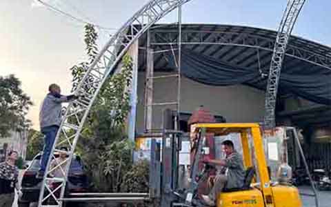 A Frame Aerial Rig per gli Stati Uniti