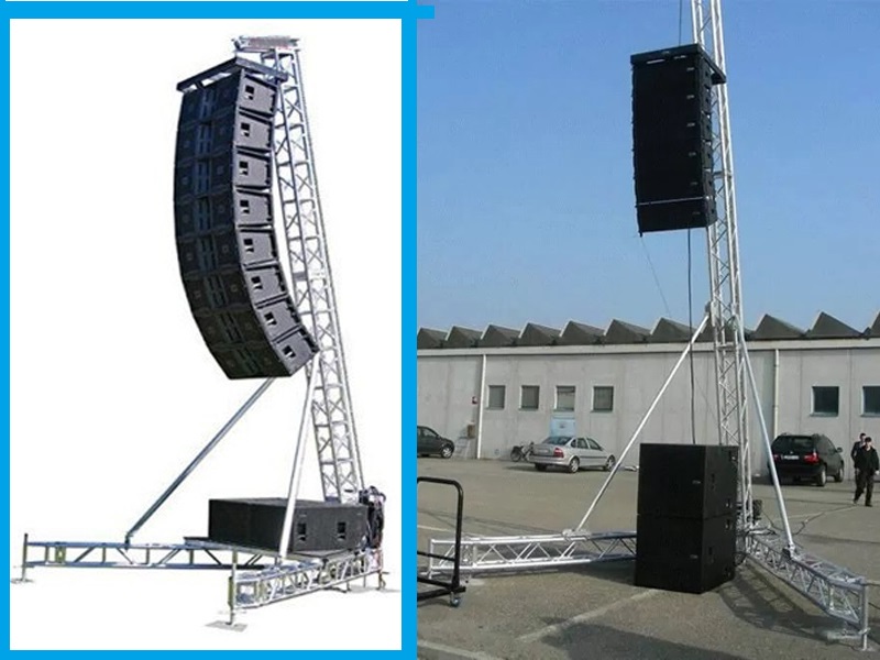 6 m Speaker Truss Towers Support Spigot 800 capacità kg